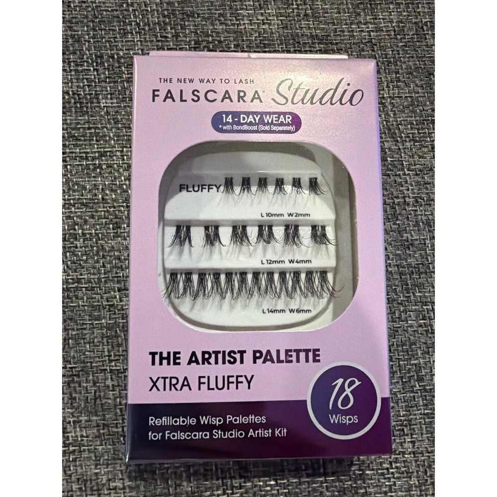 KISS Falscara Studio The Artist Palette Xtra Fluffy 18 Wisps Lash Refill 14 Day